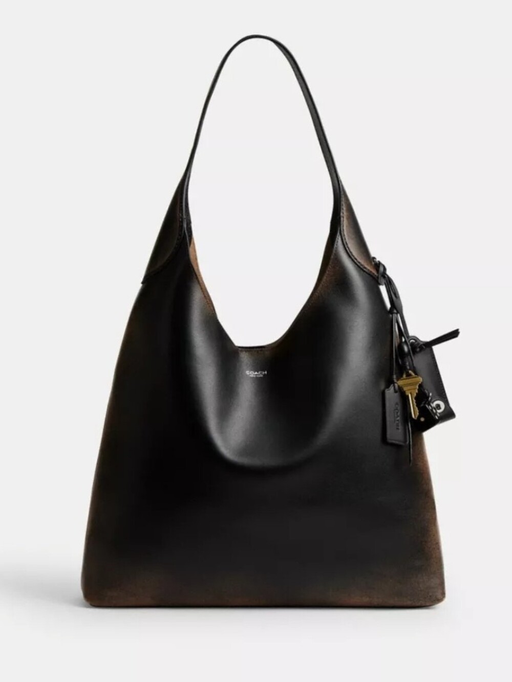 Coach Brooklyn Shoulder Bag 39 In Loved Leather With Charms